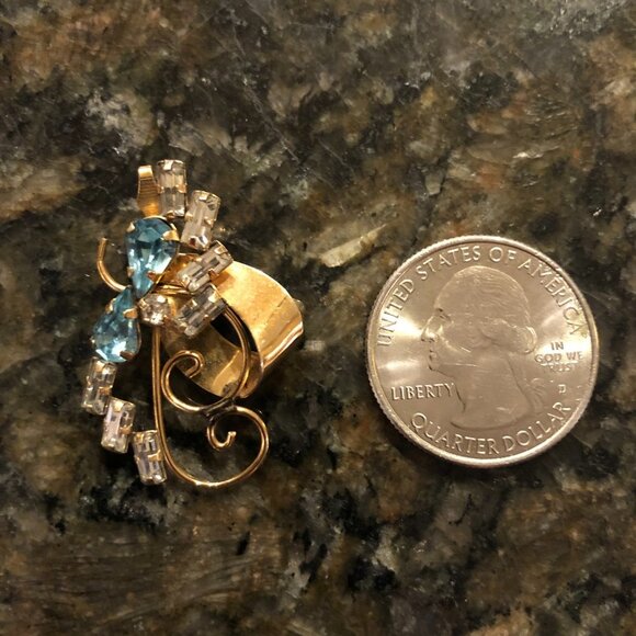 Vintage Star Art Pin 1/20 12 Karat Gold Filled Brooch - Picture 3 of 3